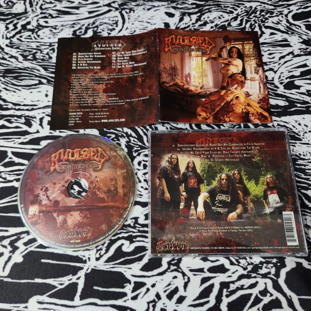 Avulsed – Gorespattered Suicide (CD USADO) – Nihil Productions