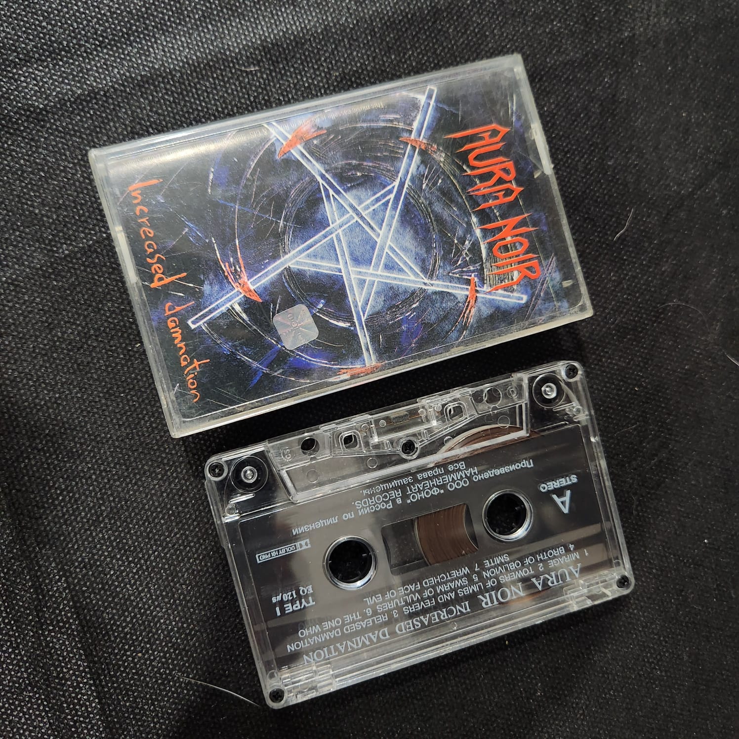 Aura Noir – Increased Damnation (CASSETE) - Imagem 2