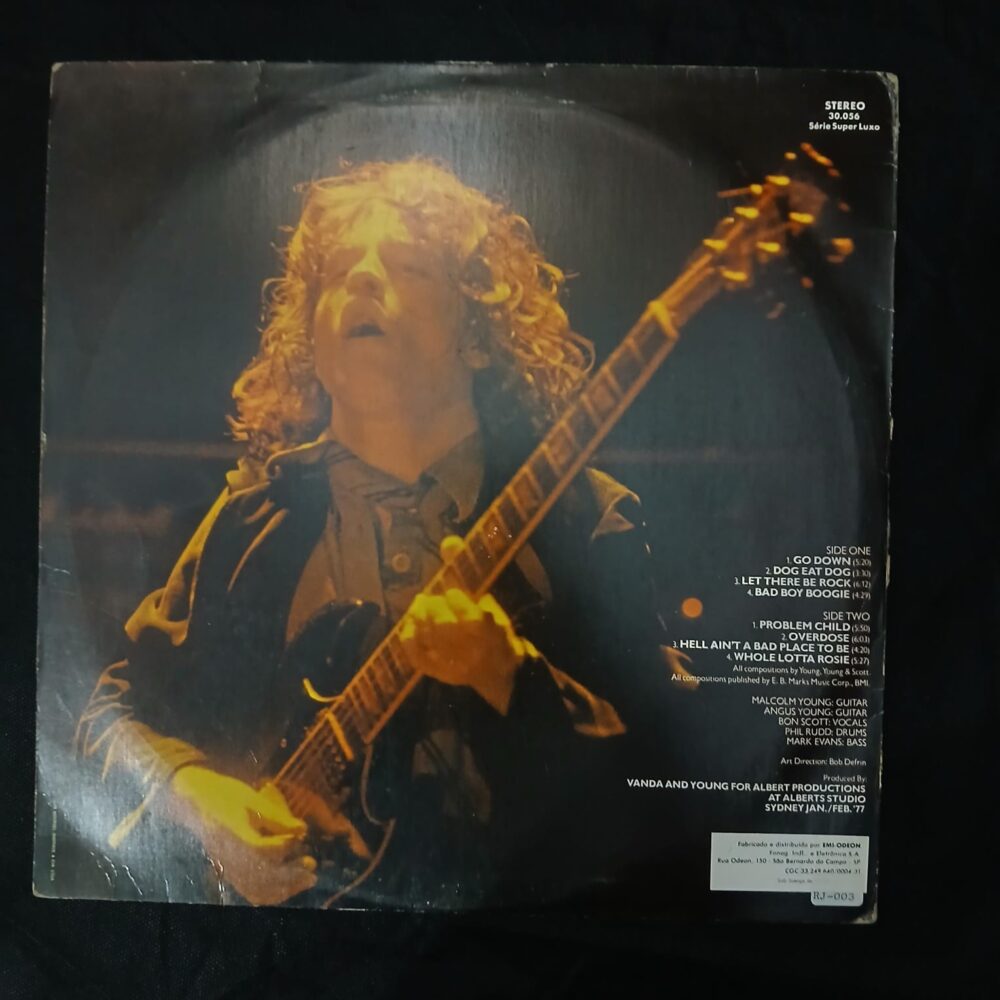 AC / DC - Let There Be Rock (LP USADO) - Image 3