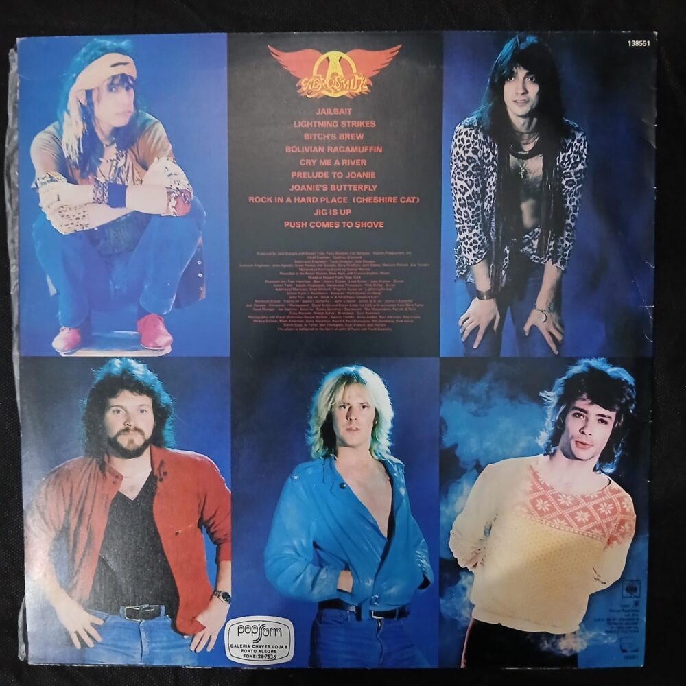 Aerosmith - Rock In A Hard Place (LP USADO) - Image 4