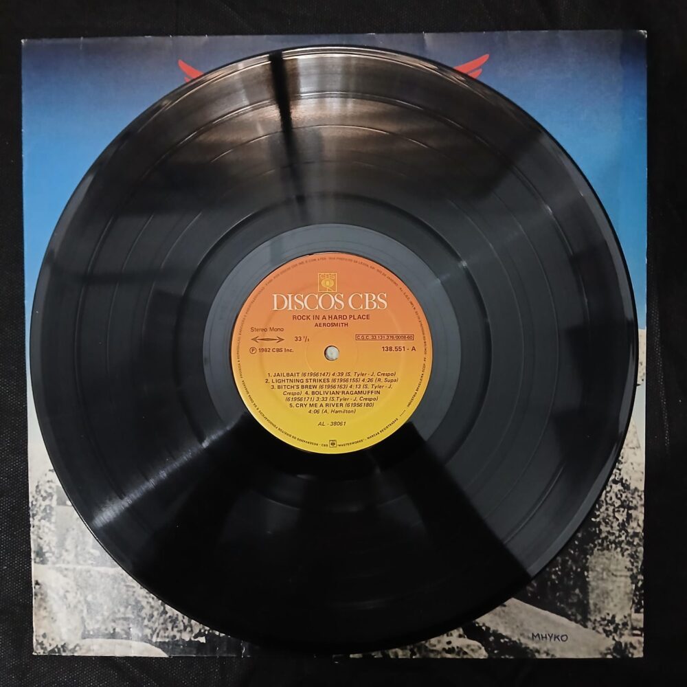 Aerosmith - Rock In A Hard Place (LP USADO) - Image 5
