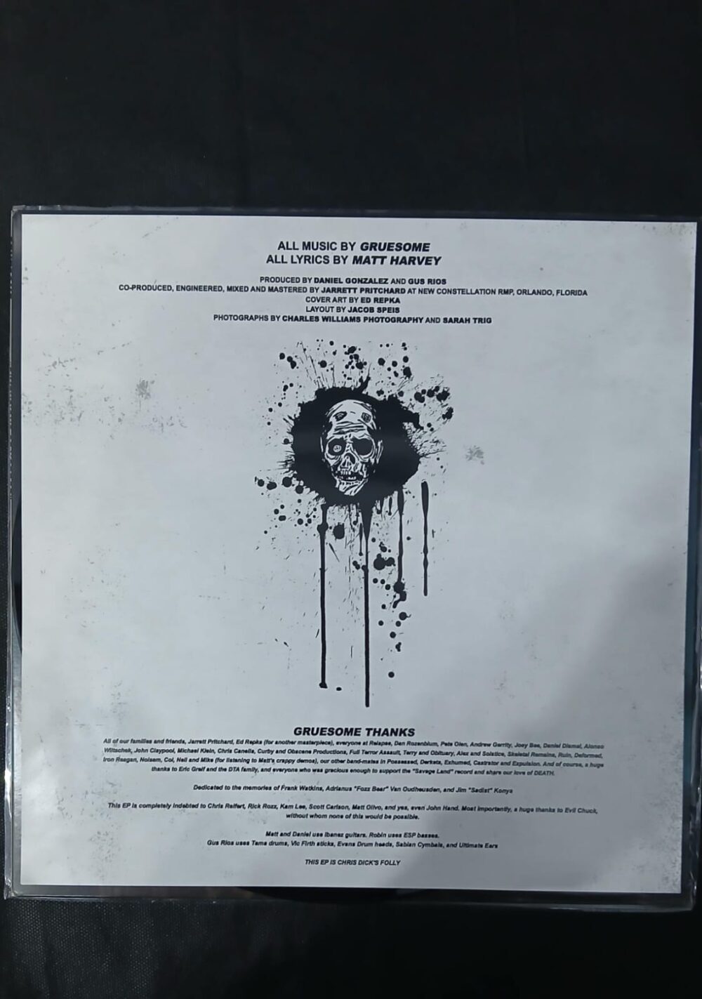Gruesome - Dimensions of Horror (LP IMPORTADO USADO) - Image 5