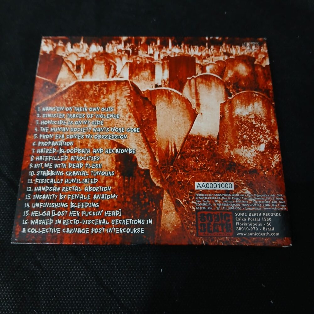 Neuro-Visceral-Exhumation - The Human Society Wants More Gore (CD IMPORTADO USADO) - Imagem 4