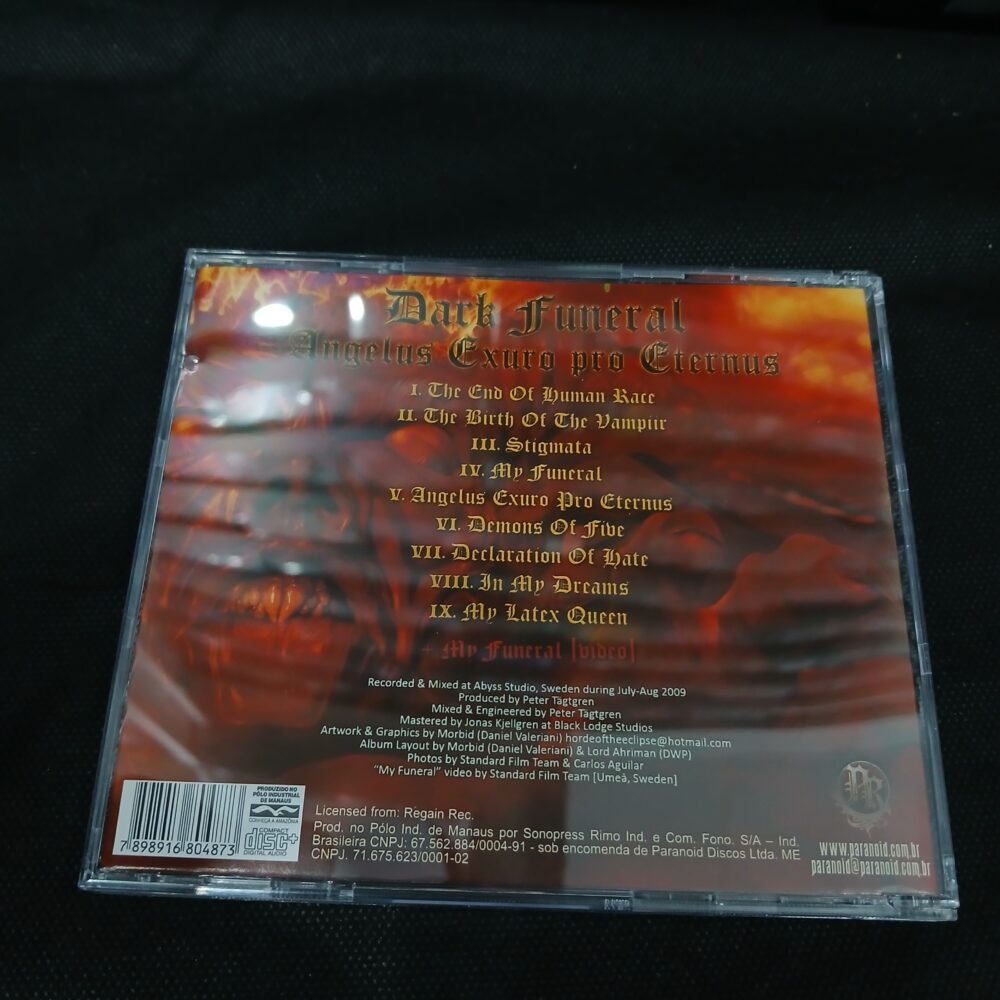 Dark Funeral – Angelus Exuro Pro Eternus (CD USADO) - Imagem 3