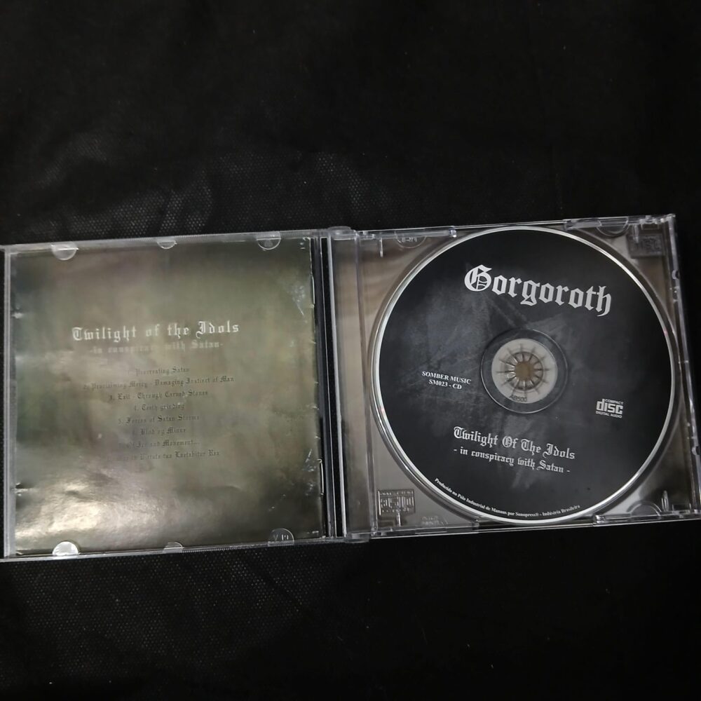 Gorgoroth - Twilight of The Idols - In Conspiracy With Satan (CD NACIONAL USADO) - Imagem 4