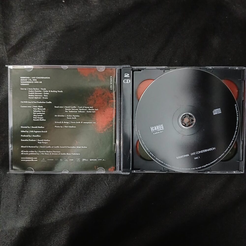 Katatonia - Live Consternation (CD DUPLO USADO) - Imagem 4