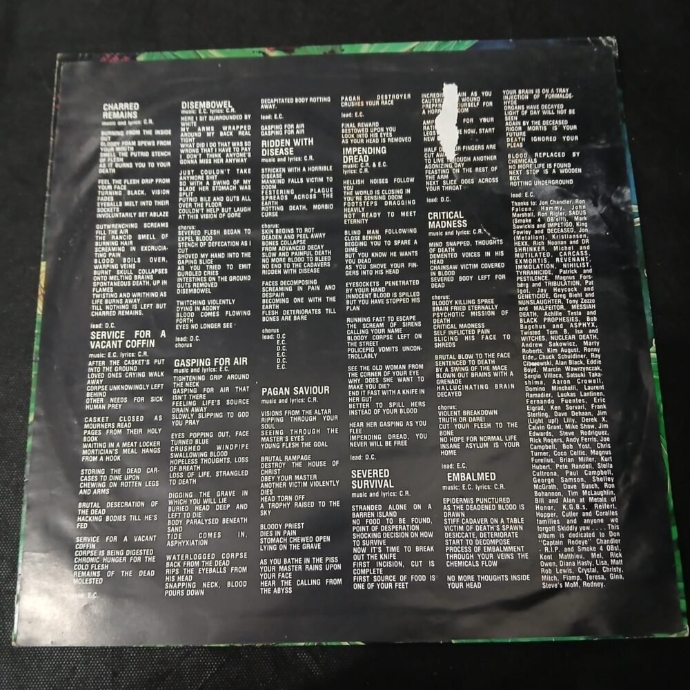 Autopsy – Severed Survival (LP USADO) - Imagem 6