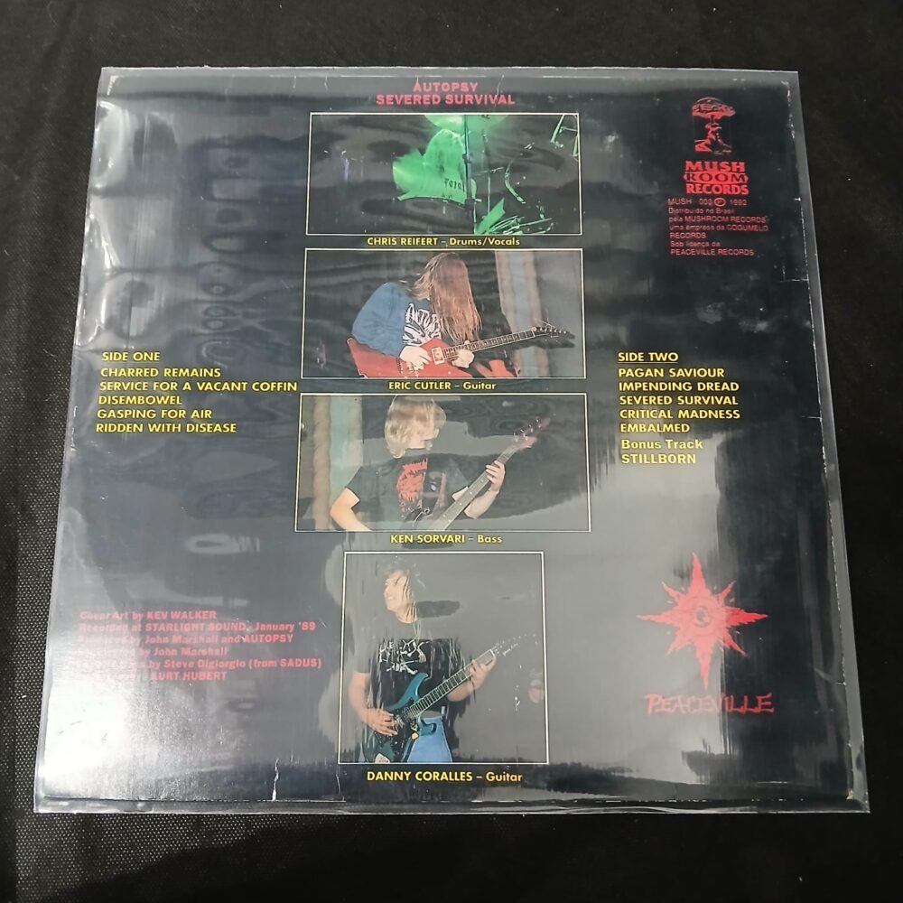 Autopsy – Severed Survival (LP USADO) - Imagem 3