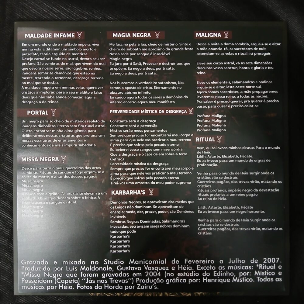Heia – Magia Negra (LP USADO) - Imagem 4