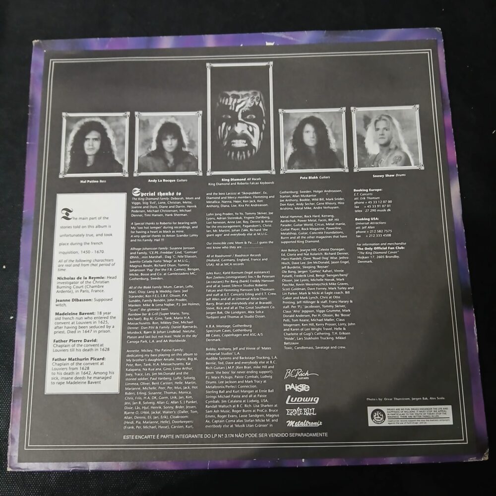 King Diamond – The Eye (LP USADO) - Imagem 7