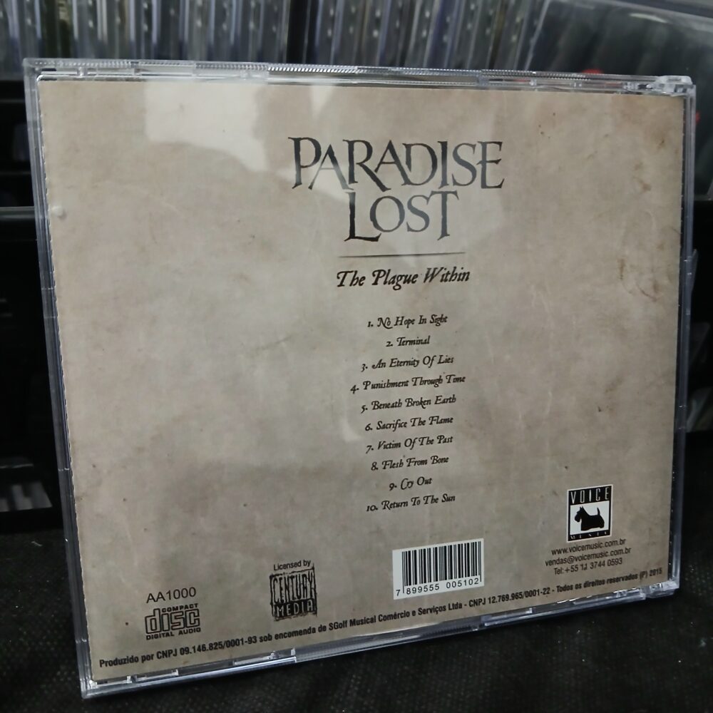 Paradise Lost – The Plague Within (CD USADO) - Imagem 5
