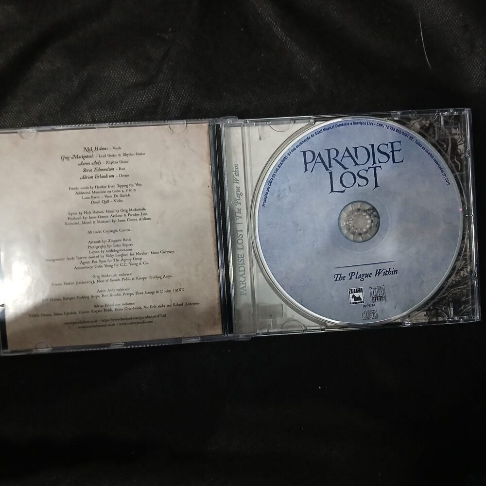 Paradise Lost – The Plague Within (CD USADO) - Imagem 4