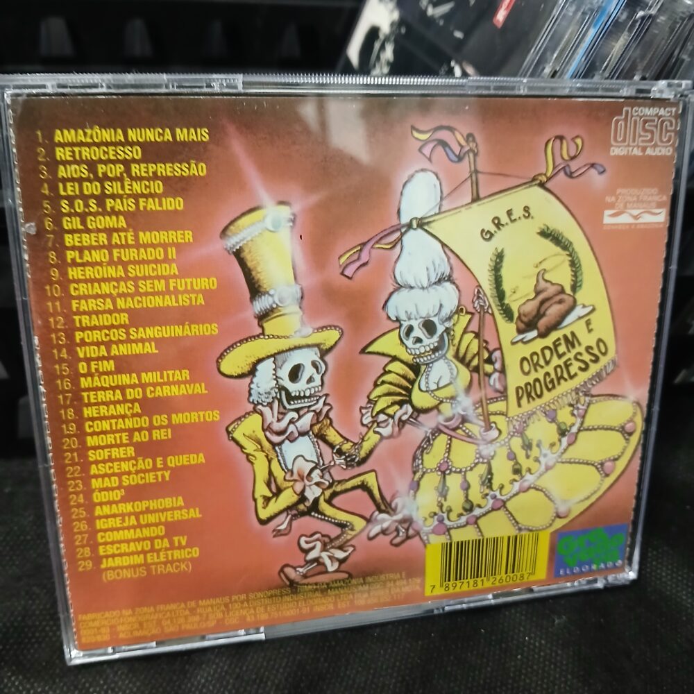 Ratos De Porão – Brasil / Anarkophobia (CD USADO) - Imagem 3