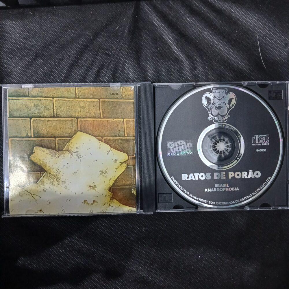 Ratos De Porão – Brasil / Anarkophobia (CD USADO) - Imagem 4