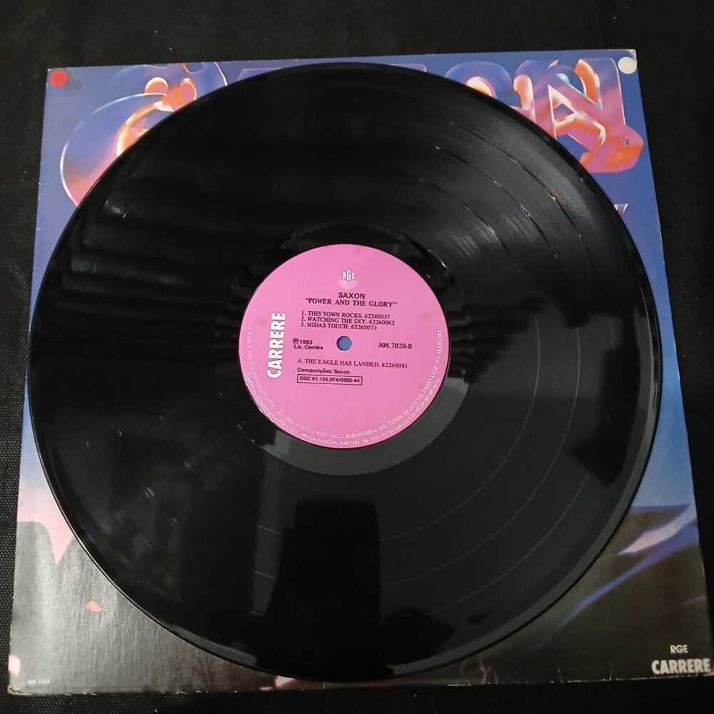 Saxon – Power & The Glory (LP USADO) - Imagem 5