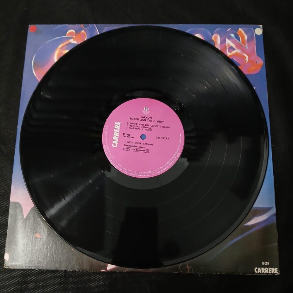 Saxon – Power & The Glory (LP USADO) - Imagem 4