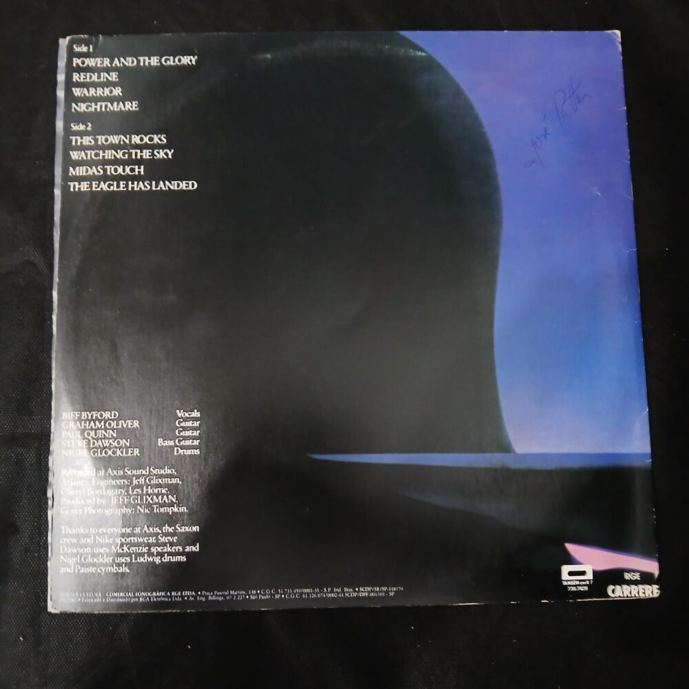 Saxon – Power & The Glory (LP USADO) - Imagem 3