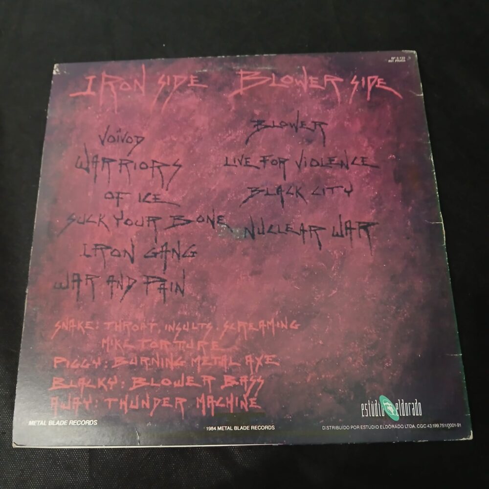 Voïvod – War And Pain (LP USADO) - Imagem 3