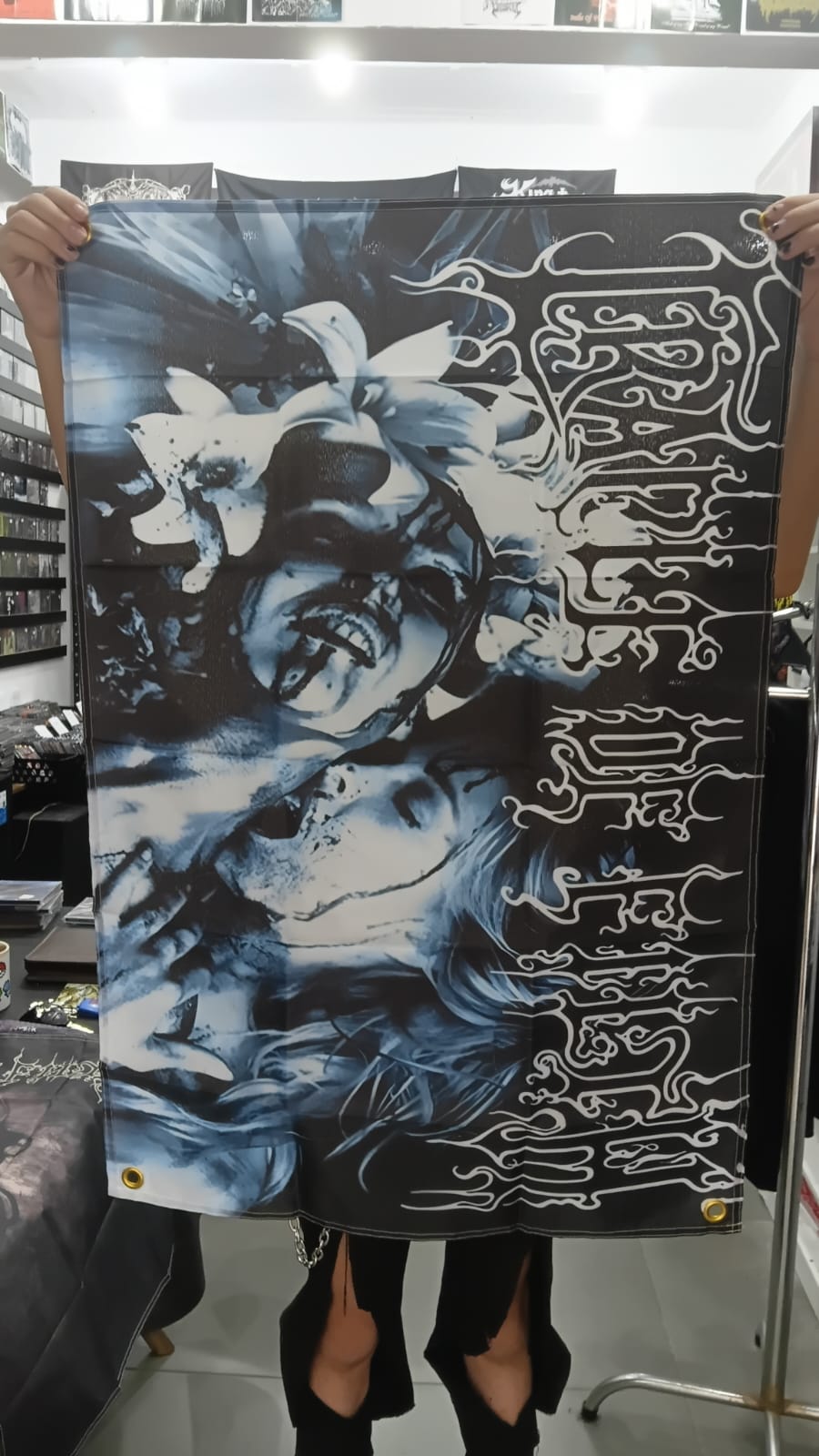 Cradle Of Filth - Principle Of Evil Made Flesh (BANDEIRA COM ILHÓS)