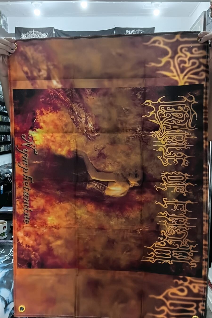 Cradle Of Filth - Nymphetamine (BANDEIRA COM ILHÓS)