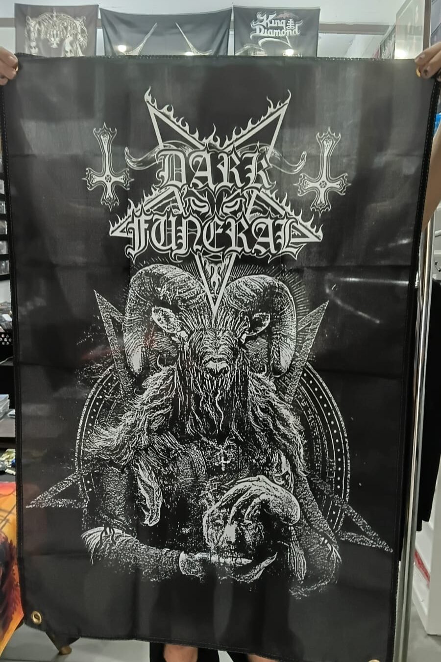 Dark Funeral - Sathanas (BANDEIRA COM ILHÓS)