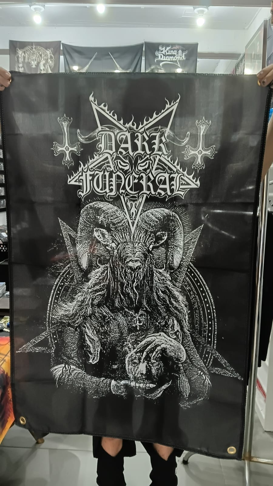 Dark Funeral - Sathanas (BANDEIRA COM ILHÓS)