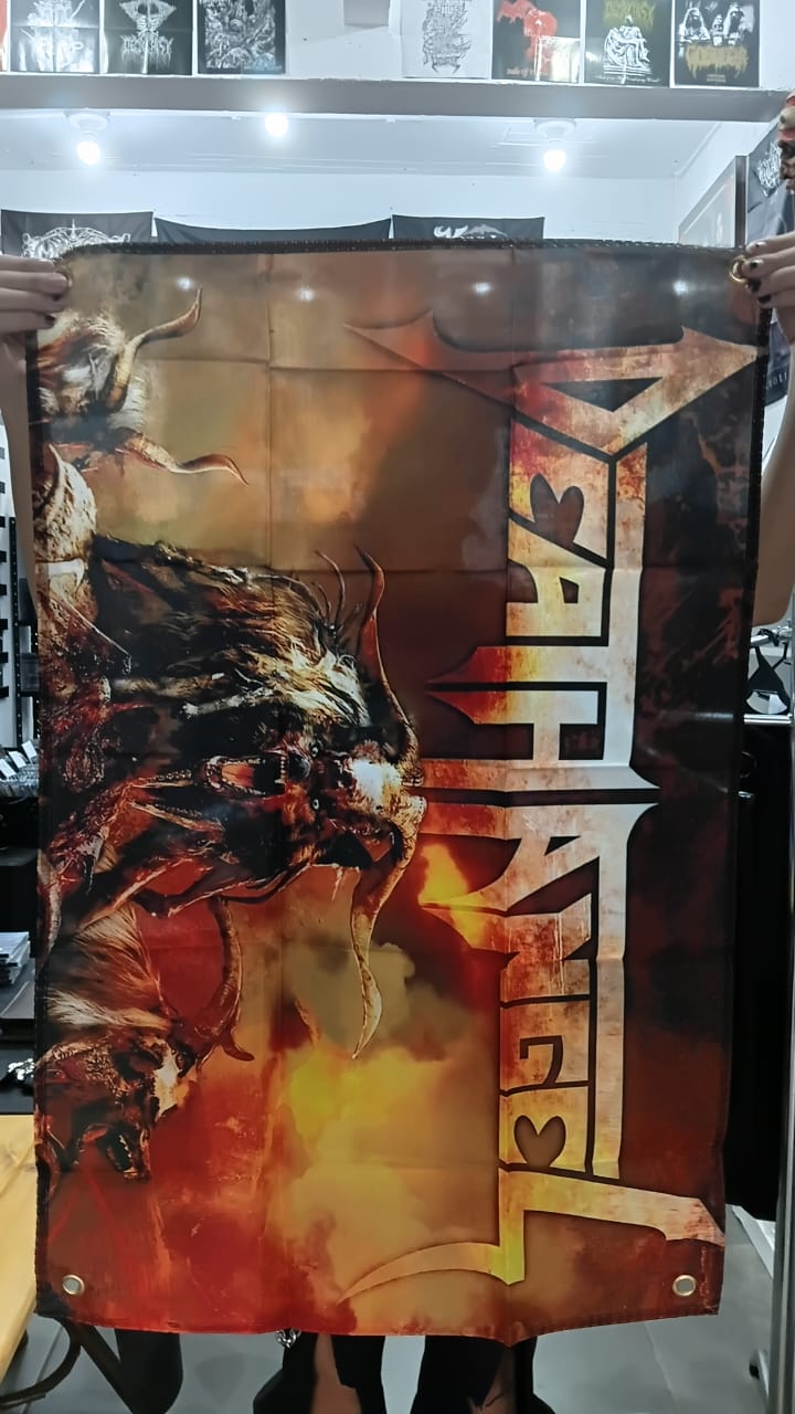 Death Angel - Relentless Retribution (BANDEIRA COM ILHÓS)