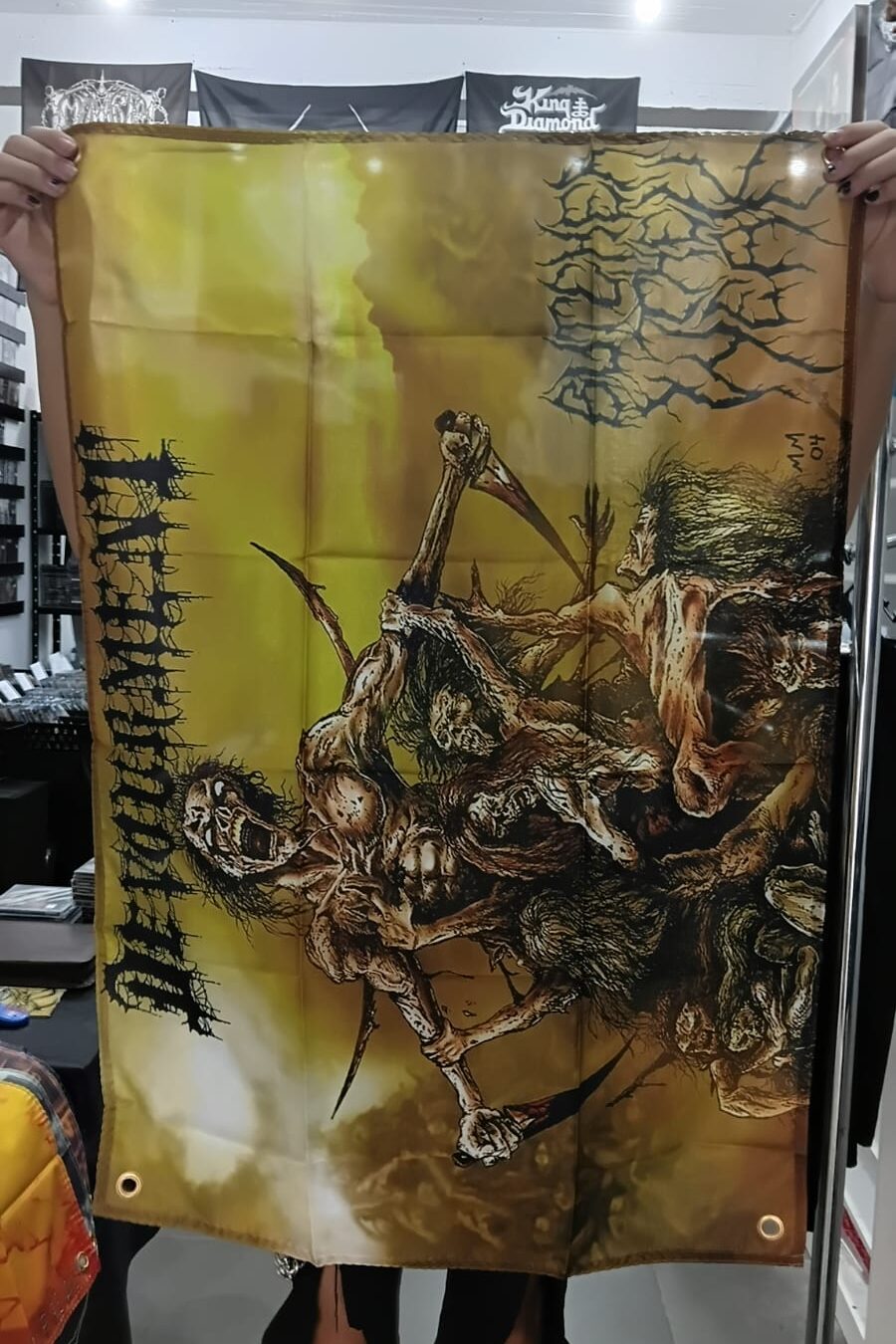 Devourment - Butcher The Weak (BANDEIRA COM ILHÓS)