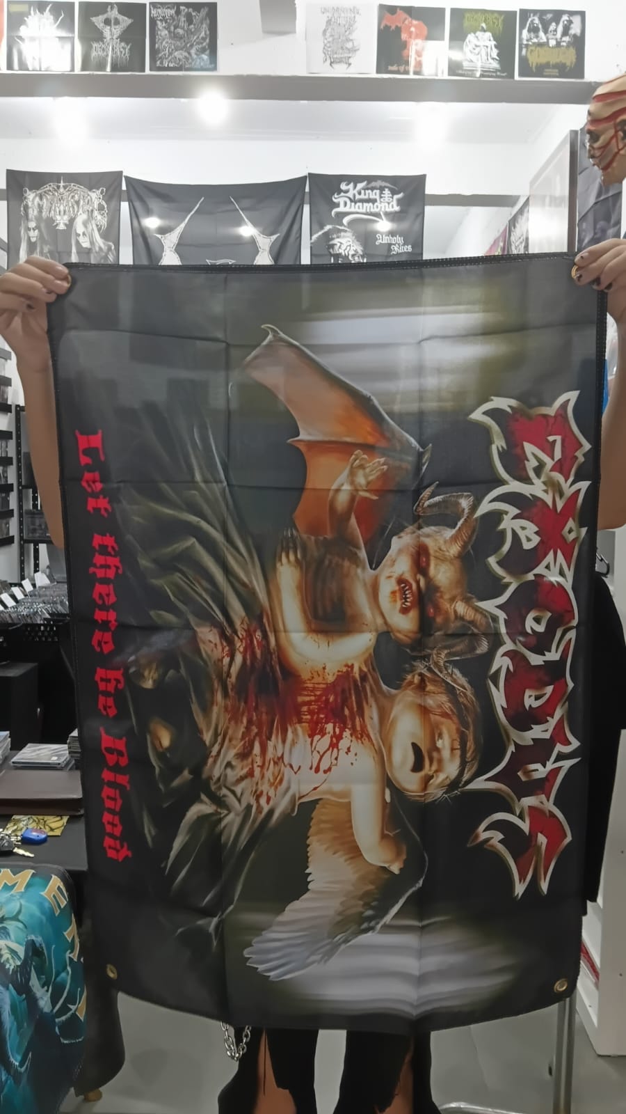 Exodus - Let There Be Blood (BANDEIRA COM ILHÓS)