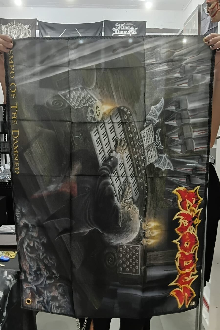 Exodus - Tempo Of The Damned (BANDEIRA COM ILHÓS)