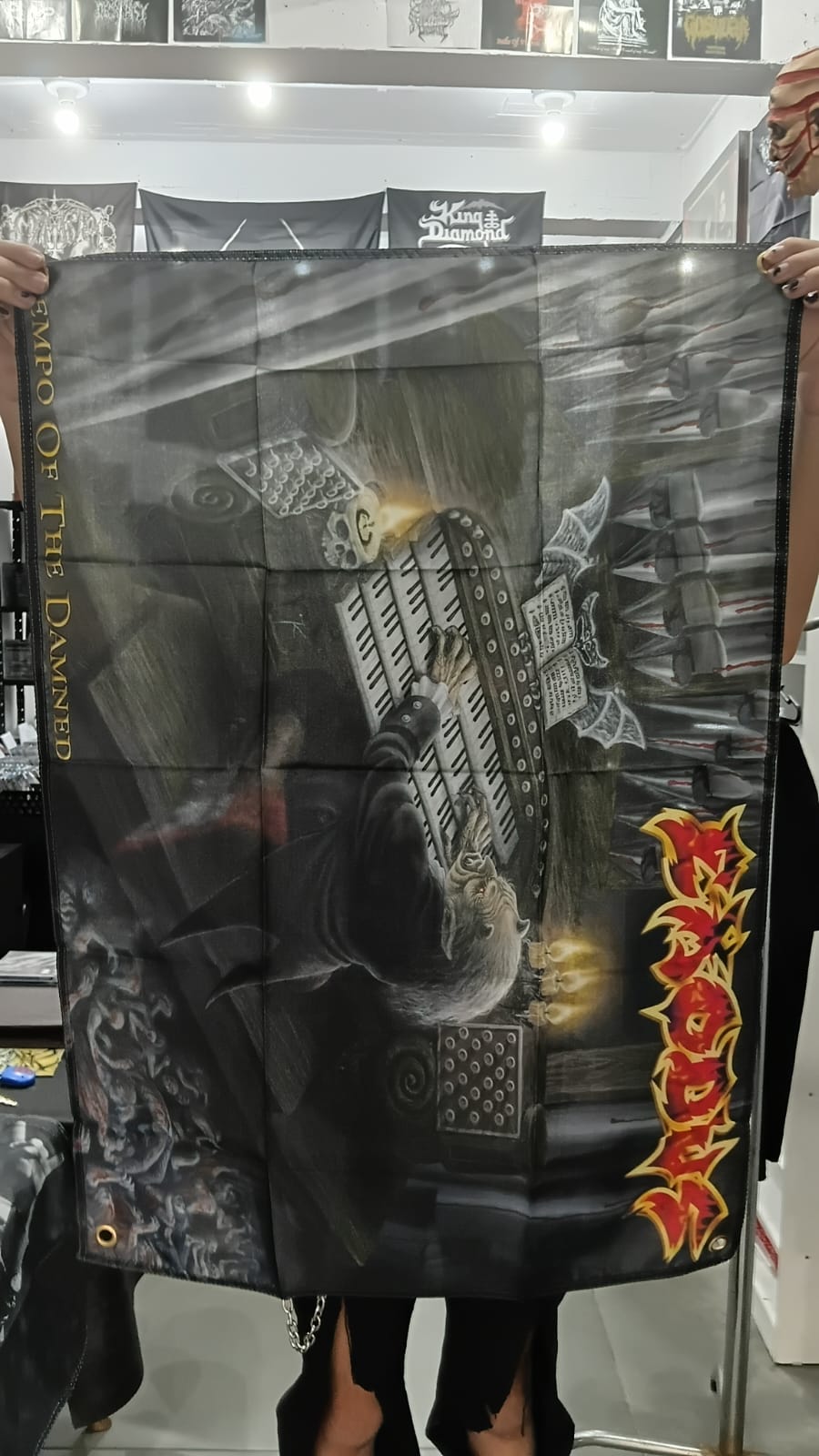 Exodus - Tempo Of The Damned (BANDEIRA COM ILHÓS)