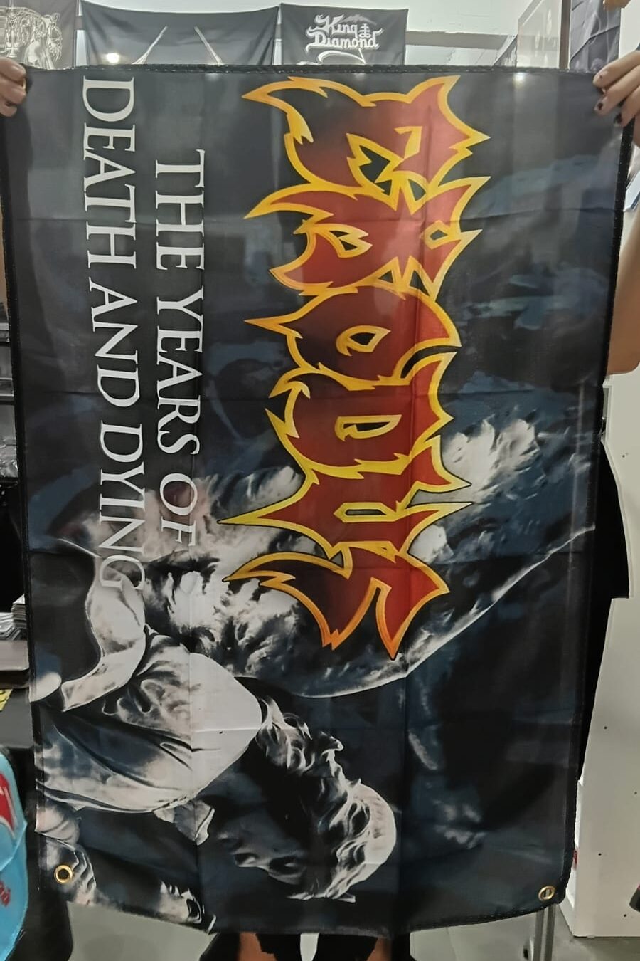 Exodus - The Years Of Death And Dying (BANDEIRA COM ILHÓS)