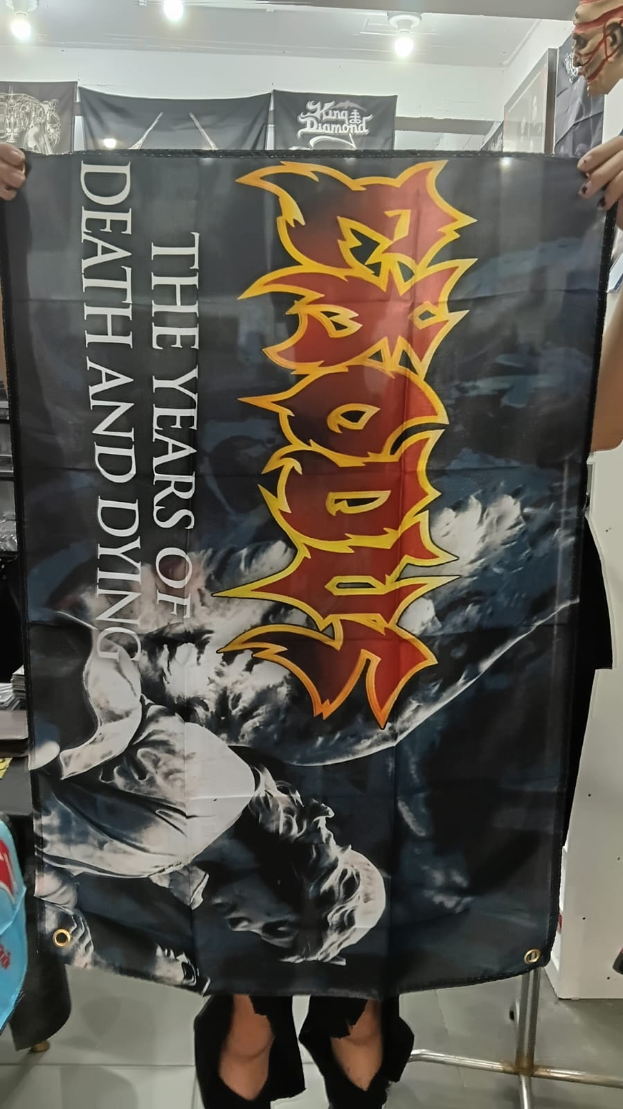 Exodus - The Years Of Death And Dying (BANDEIRA COM ILHÓS)