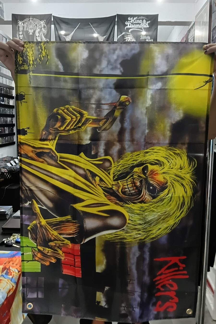 Iron Maiden - Killers (BANDEIRA COM ILHÓS)