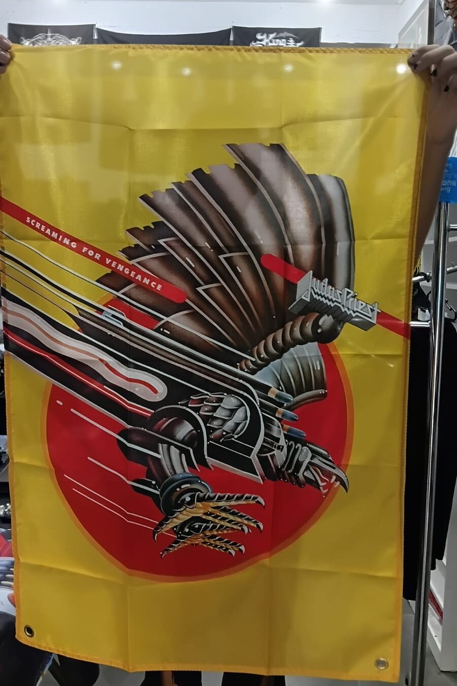 Judas Priest - Screaming For Vengance (BANDEIRA COM ILHÓS)