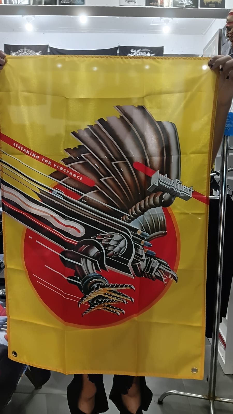 Judas Priest - Screaming For Vengance (BANDEIRA COM ILHÓS)