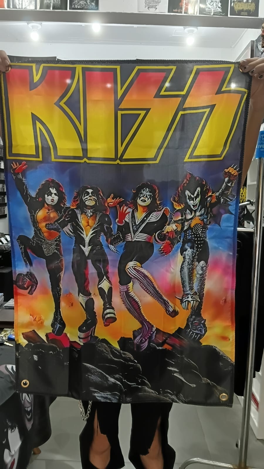 Kiss - Destroyer (BANDEIRA COM ILHÓS)