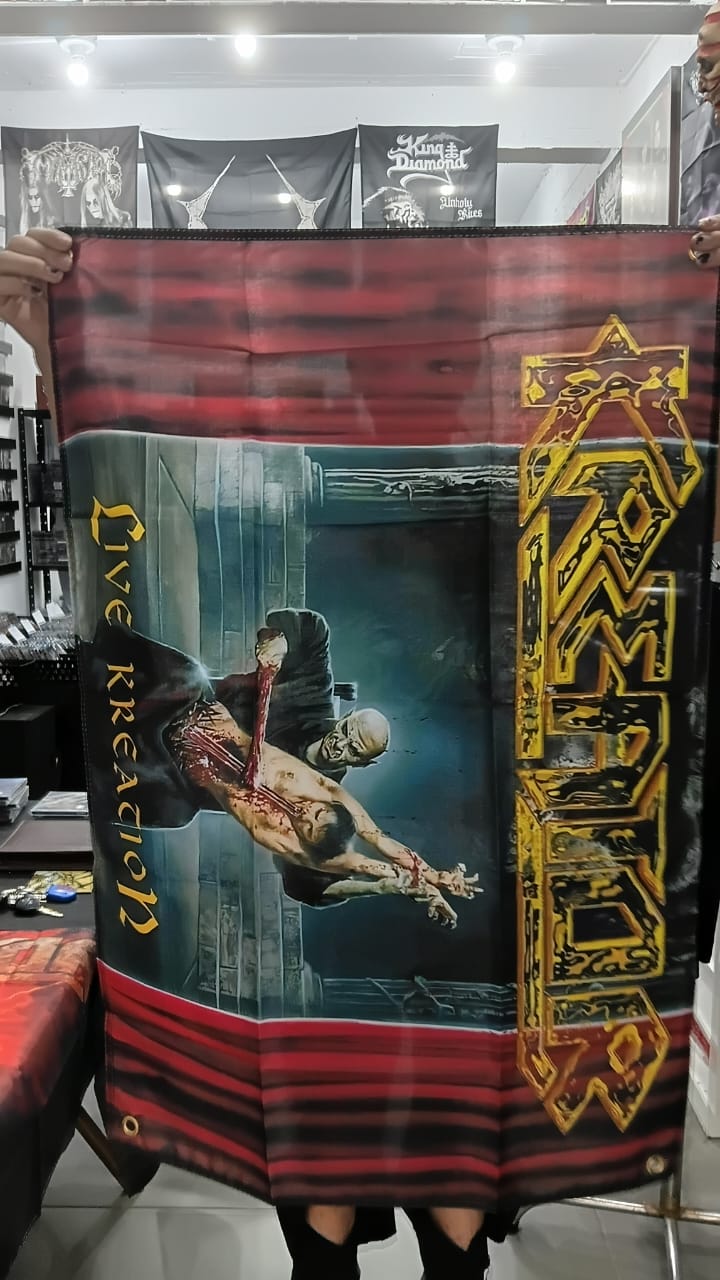Kreator - Live Kreation (BANDEIRA COM ILHÓS)