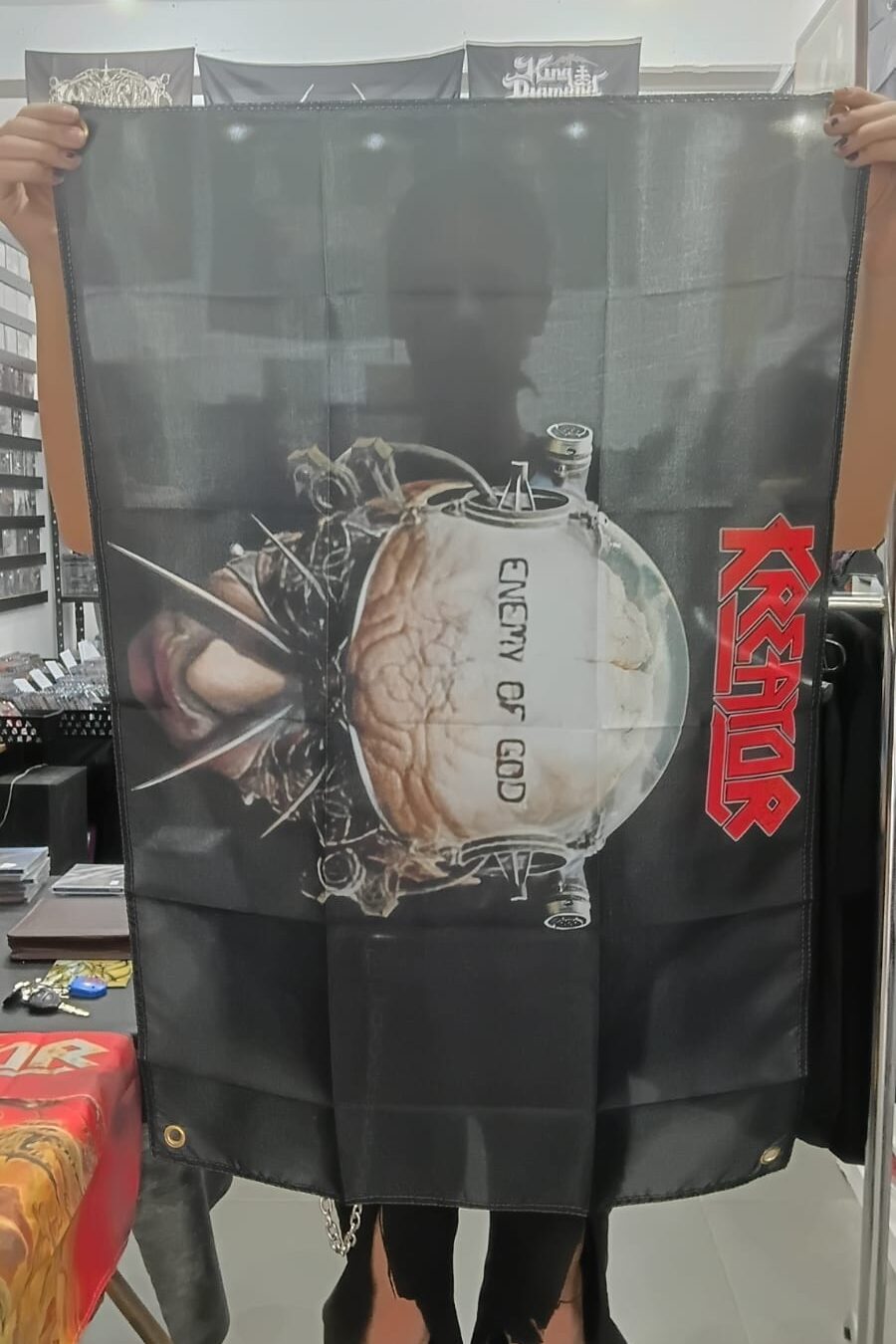 Kreator - Enemy Of God (BANDEIRA COM ILHÓS)