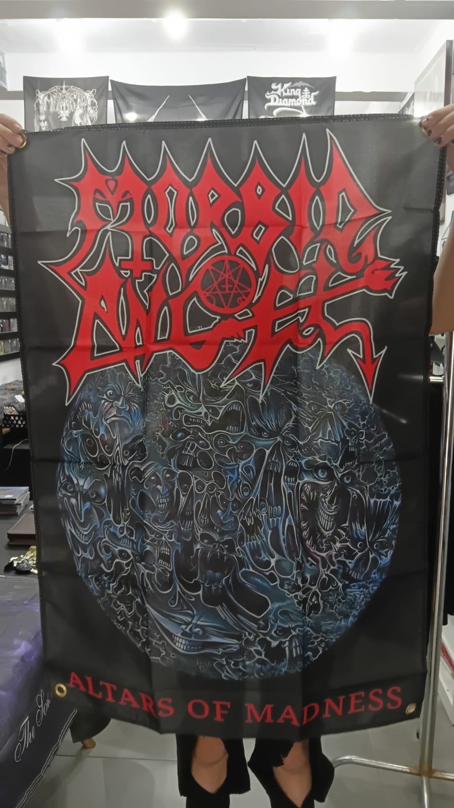 Morbid Angel - Altars Of Madness (BANDEIRA COM ILHÓS)