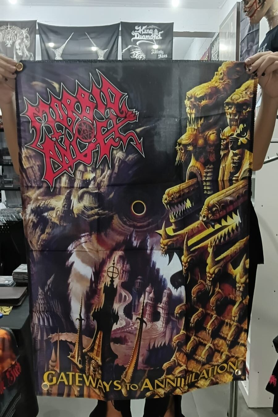 Morbid Angel - Gateways To Annihilation (BANDEIRA COM ILHÓS)