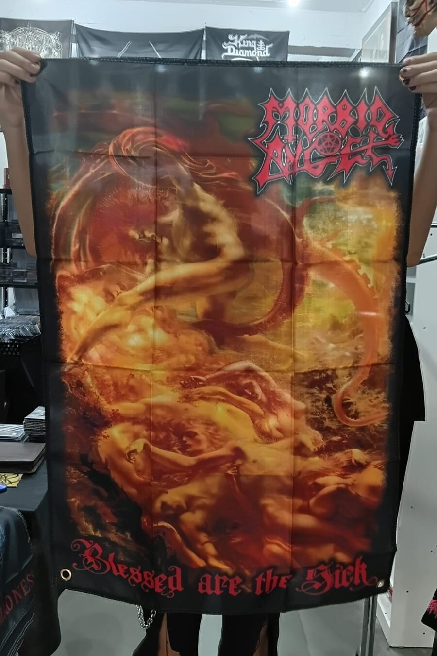 Morbid Angel - Blessed Are The Sick (BANDEIRA COM ILHÓS)