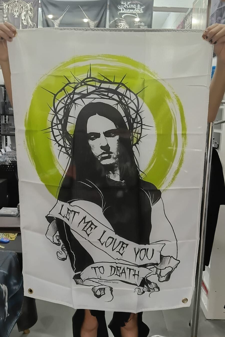 Type O Negative - Let Me Love You TO dEATH (BANDEIRA COM ILHÓS)