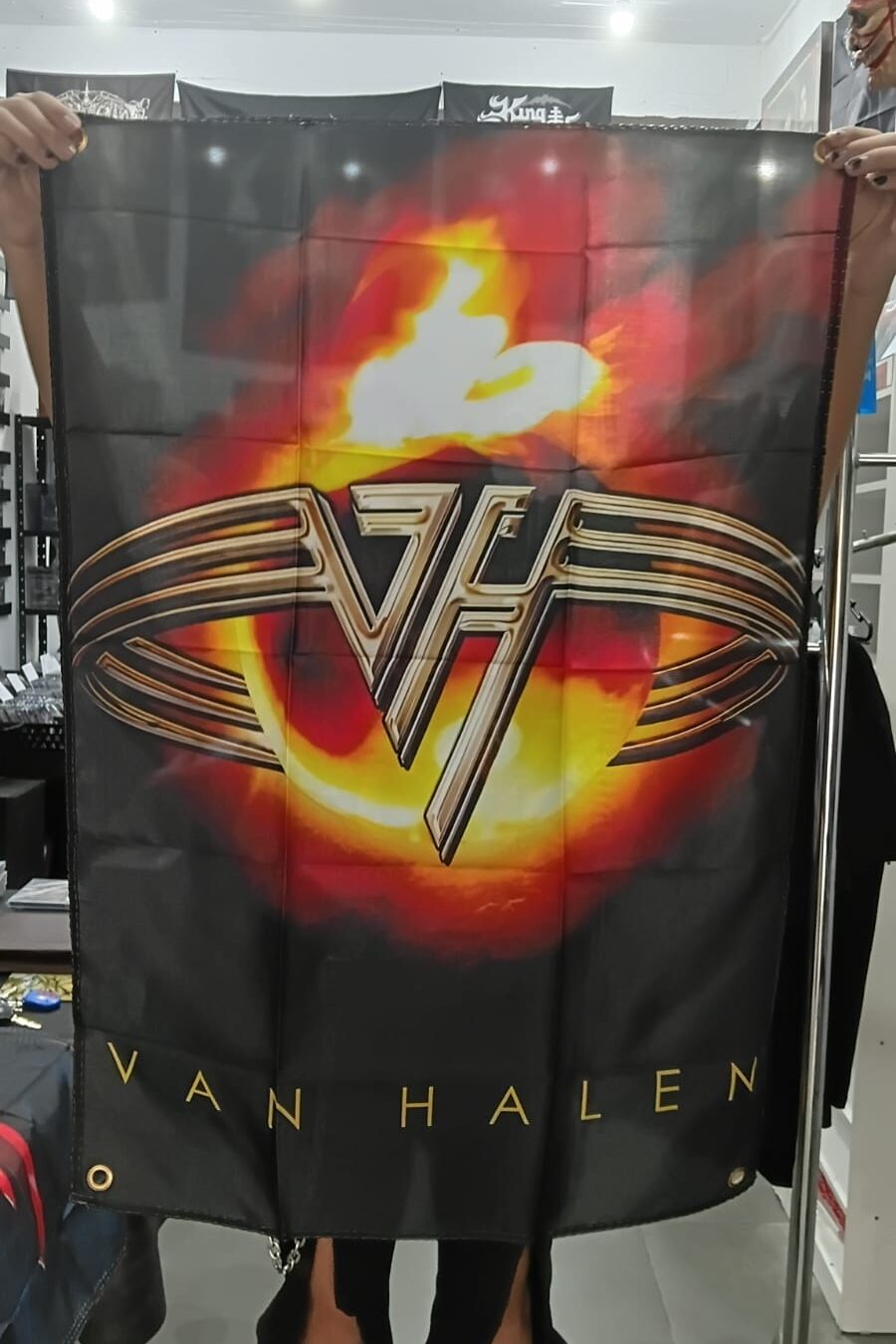 Va Hallen - Van Hallen (BANDEIRA COM ILHÓS)