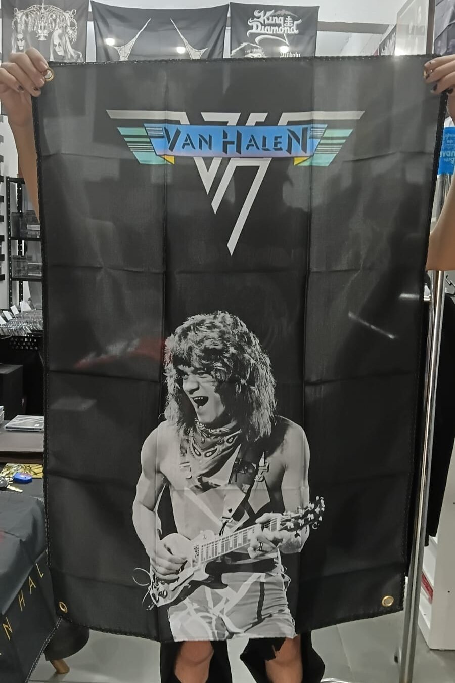 Van Hallen - Eddie Van Hallen (BANDEIRA COM ILHÓS)