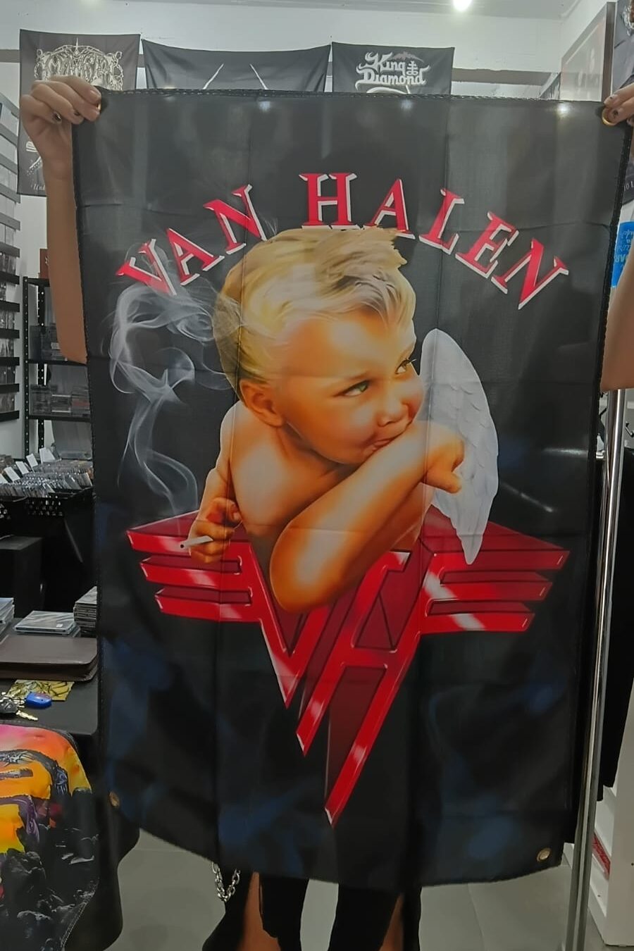 Van Hallen - 1984 (BANDEIRA COM ILHÓS)