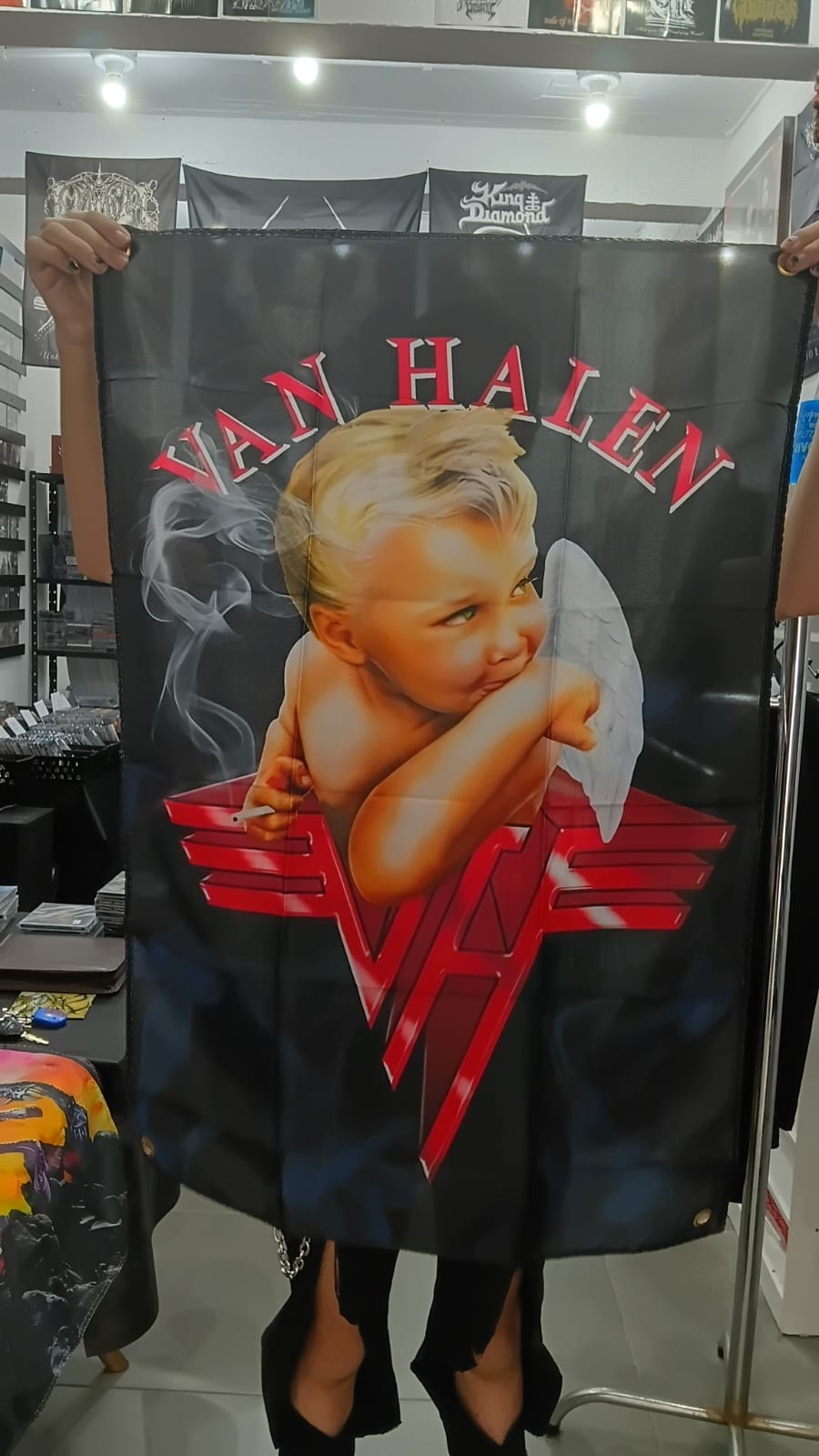 Van Hallen - 1984 (BANDEIRA COM ILHÓS)