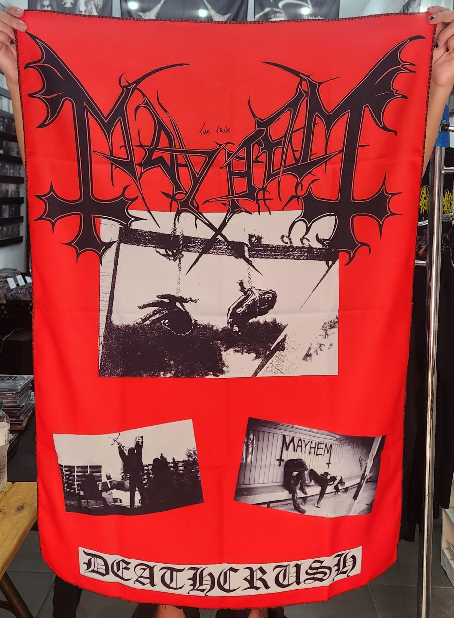 Mayhem - Deathcrush (BANDEIRA)