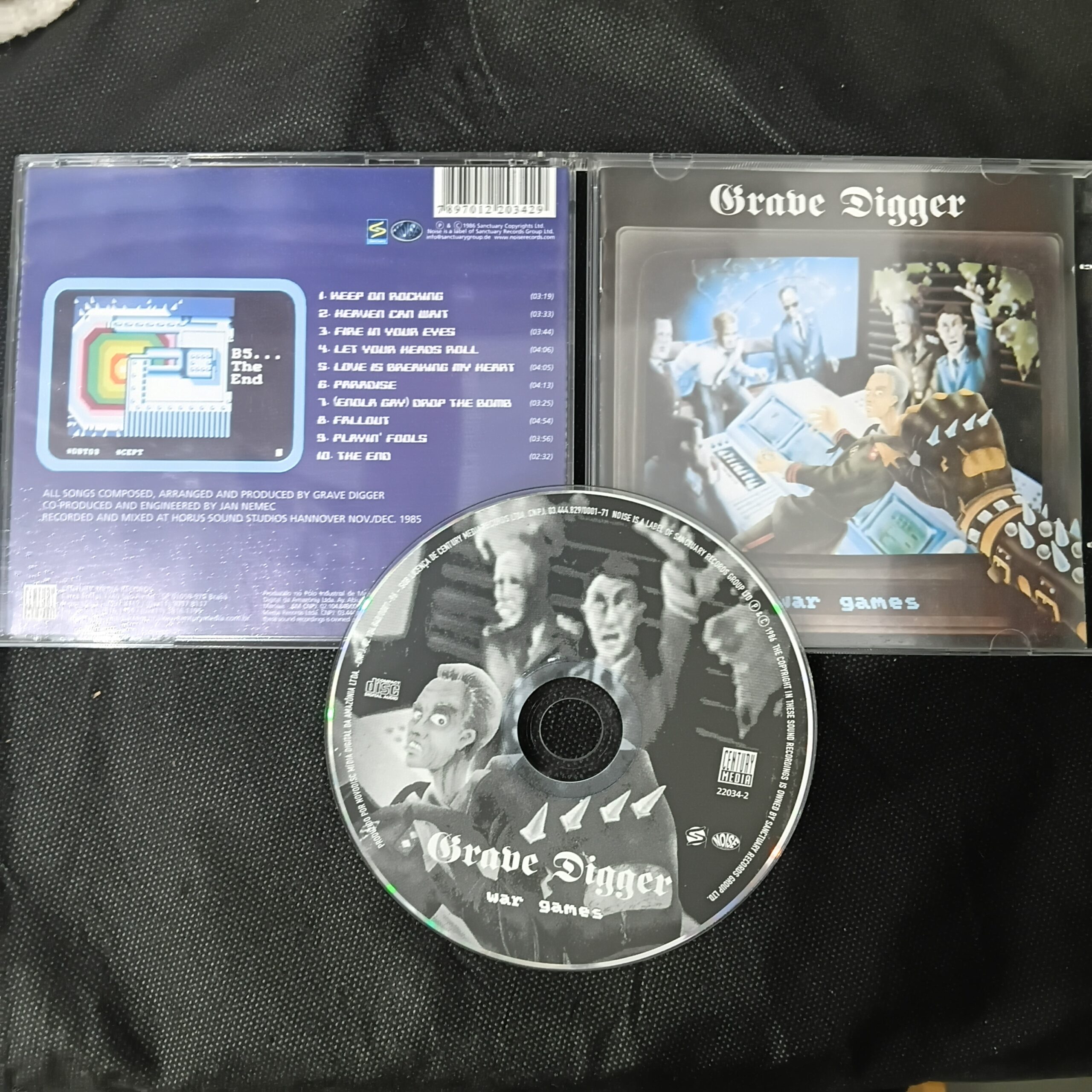 Grave Digger – War Games (CD USADO) - Imagem 2