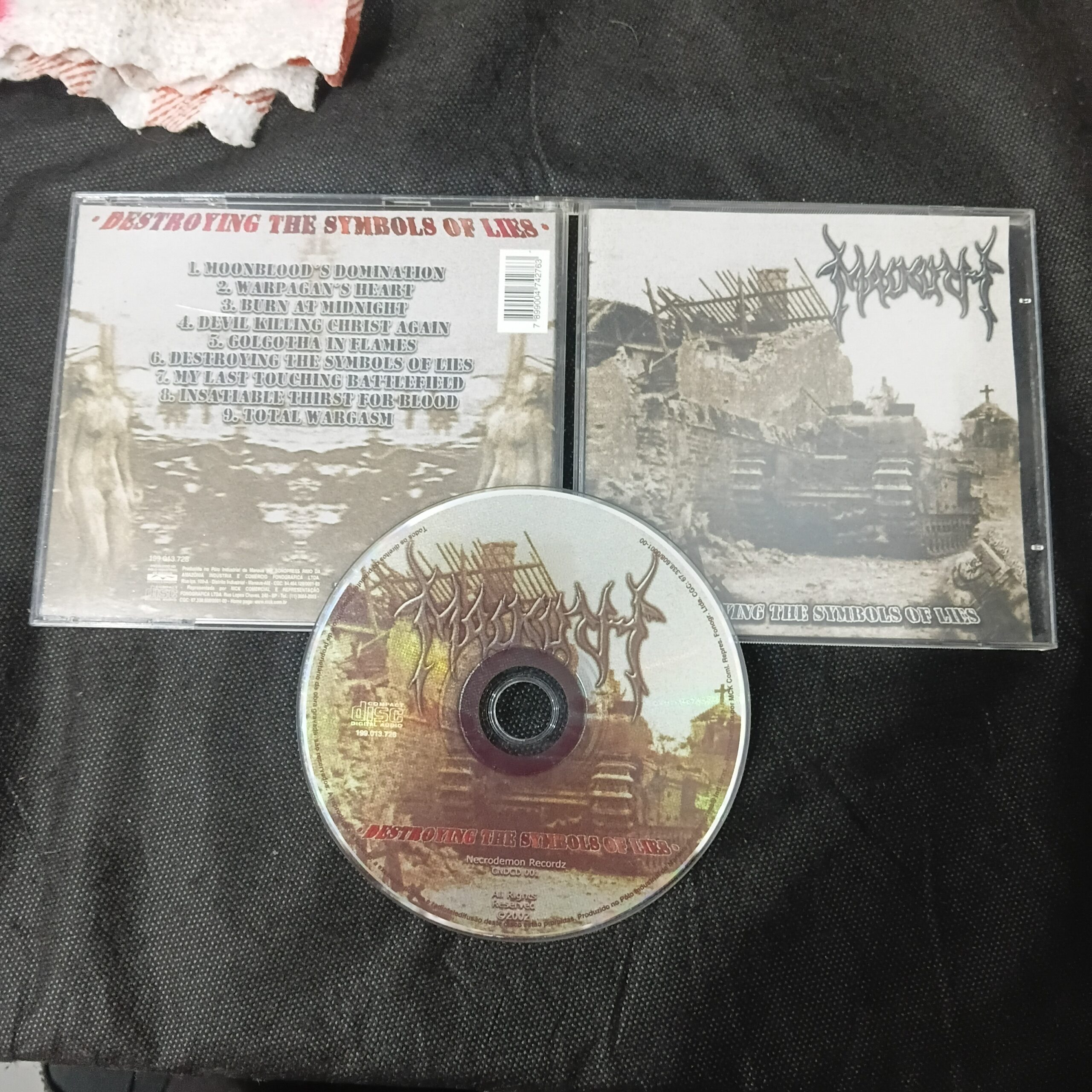 Malkuth – Destroying The Symbols Of Lies (CD USADO) - Imagem 2
